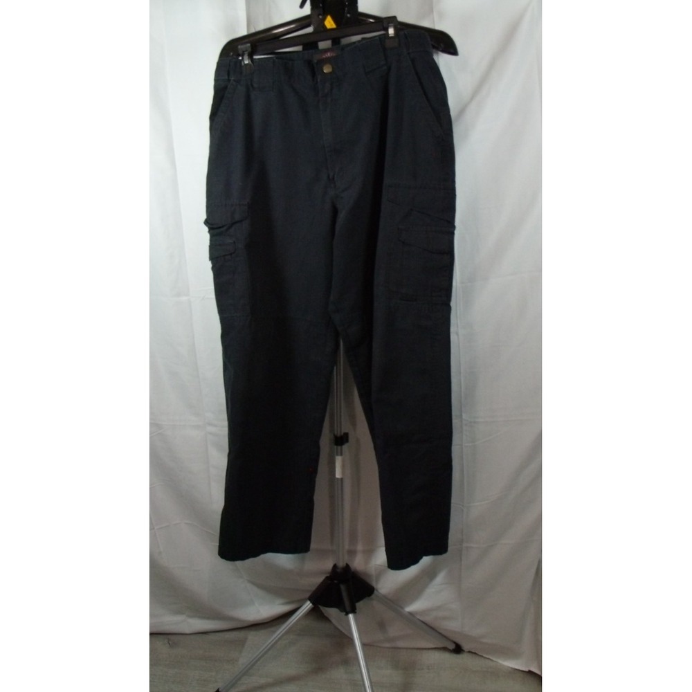 Tru-Spec Men's Black Cargo Pants Straight Leg 6-Pockets Size W36 L29